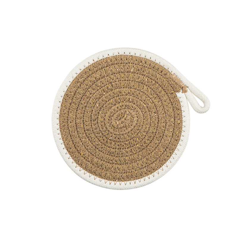 Podkładka pod garnek z bawełnianego sznurka 17x19 cm, ean: 5904252387641