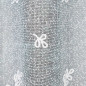 Karolina zazdrostka żakardowa ze wzorem po całości, wysokość 30cm, kolor 001 biały