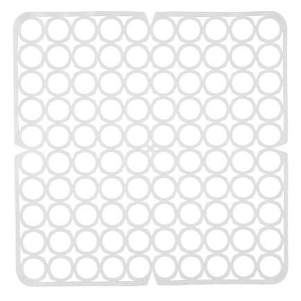 Kratka do zlewu elastyczna 27,5x27,5cm biała