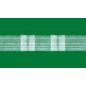 Taśma podwójna zakładka 5cm, marszczenie 1:2, transparentna z białym sznurkiem EAN: 2010000191286