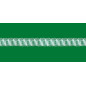 Taśma smok 2,5cm, marszczenie 1:2,5, transparentna z białym sznurkiem, 1.25.250.2