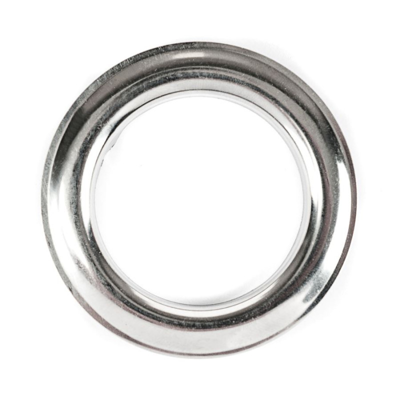 Przelotka metalowa, śr wew 40mm zewn. 60mm, kolor srebro chrom
