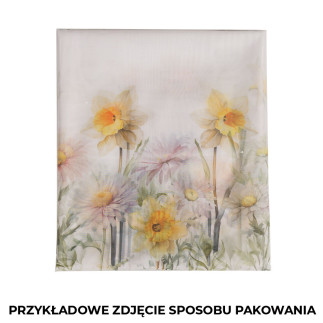 Wiosenna polana zazdrostka woalowa, woal, szerokość 100 x wysokość 60cm,  kolor 001 żółty