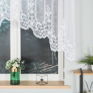 Berenika firanka żakardowa gotowa 300x120cm kolor biały EAN: 5907693237469