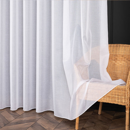 Firanka Olena 300 cm biała ze srebrnym, ołowianka, EAN: 5907693258471