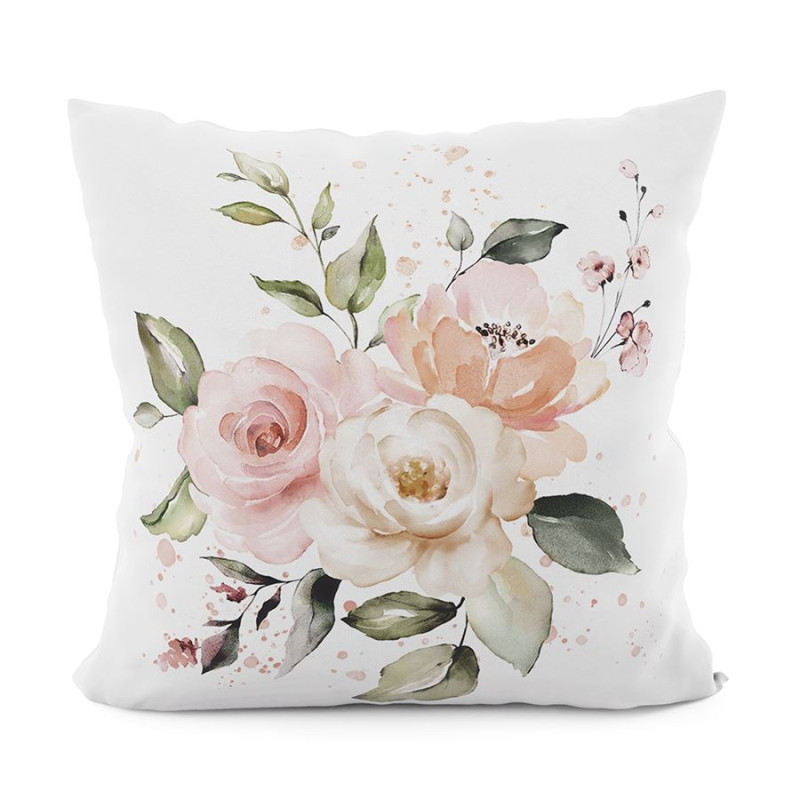 Lanosa poszewka dekoracyjna velvet 40x40cm różowa, kolor 001, EAN: 5907693236684