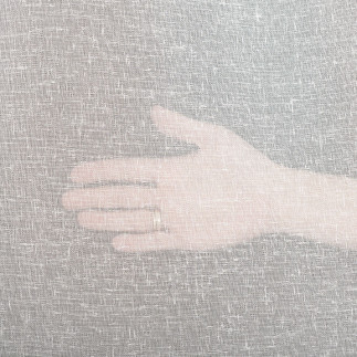 Petra firanka z ołowianką, wysokość 320cm, kolor 002 offwhite