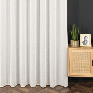 Petra firanka z ołowianką, wysokość 320cm, kolor 003 ecru