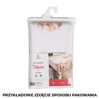 Tulipan bieżnik nina wodoodporna, 38x140cm, kolor 001