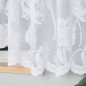 Sonia firanka żakardowa gotowa, szerokość 550 x wysokość 160cm, kolor 001 biały