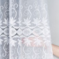 Jowita firanka żakardowa gotowa ze wzorem pasowym, szerokość 400 x wysokość 150cm, kolor 001 biały