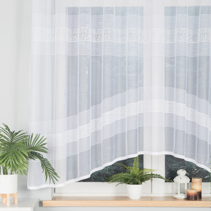 Klaudyna firanka żakardowa gotowa 300x160cm biały EAN: 5907693246652