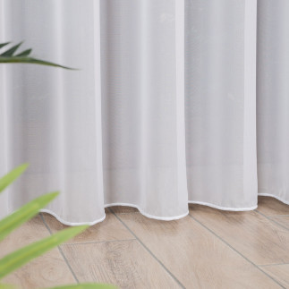 Firanka fantazyjna z ołowianką, wysokość 300cm, kolor 001 biały