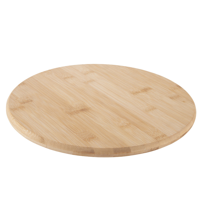Patera okrągła bambusowa obrotowa 32 cm, wysokość 3,5 cm, EAN: 5904252391624