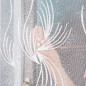Firanka żakardowa ze wzorem po całości, wysokość 175cm, kolor 001 biały