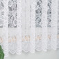 Firanka żakardowa biała z wzorem po całości, wysokość 175 cm, kolor 001, EAN: 5907693242937