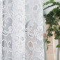 Firanka żakardowa biała z wzorem po całości, wysokość 175 cm, kolor 001, EAN: 5907693242937