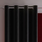 Velvi zasłona gotowa na przelotkach, szerokość 140 x wysokość 250cm, kolor 111 czarny