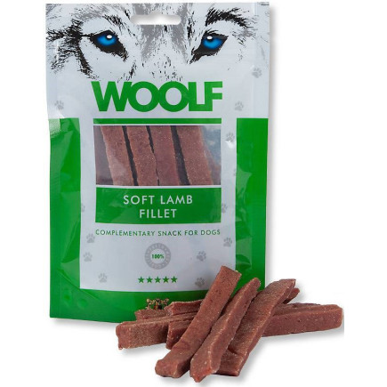 Woolf przysmak soft lamb fillets dla psa 100g