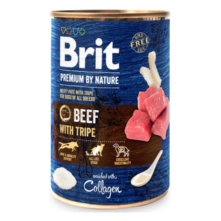 Brit premium by nature beef with tripe - mokra karma dla psa - 400 g