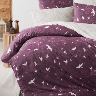 Pościel bawełniana freedom violet/200x220 cottonlove exclusive