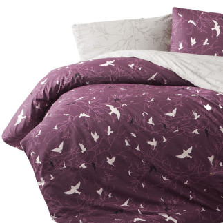 Pościel bawełniana freedom violet/200x220 cottonlove exclusive