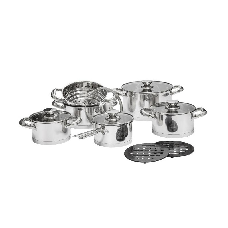 Komplet garnków ze stali nierdzewnej Urban 13-el