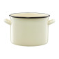 Garnek emaliowany prosty kremowy Emalia Olkusz 20 cm 4 l