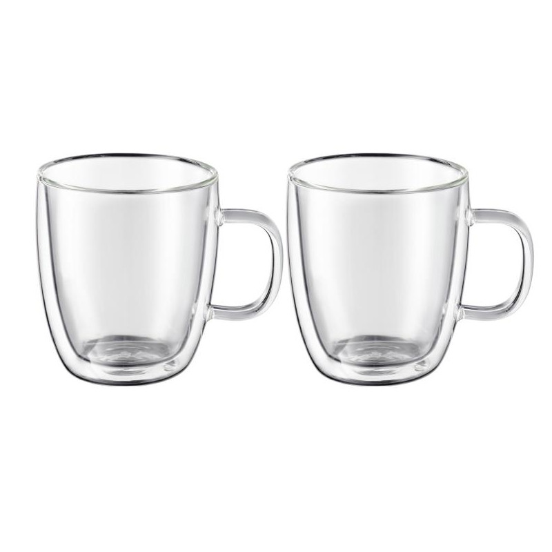 Komplet 2 kubków / szklanek termicznych Mia 350 ml