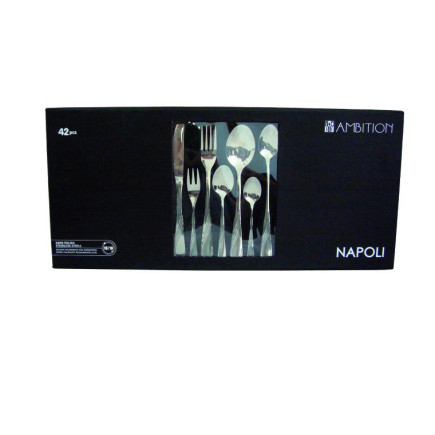 AM-S.NAPOLI KPL SZTUCCE 42EL GIFTBOX