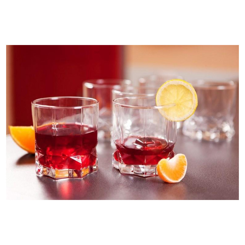 Komplet 6 szklanek niskich Diamond 325 ml
