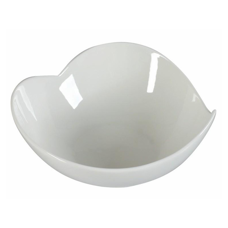 Salaterka Salsa Liść 18 cm biały AMBITION