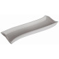 Półmisek Salsa Fala 30 x 10 cm biały AMBITION