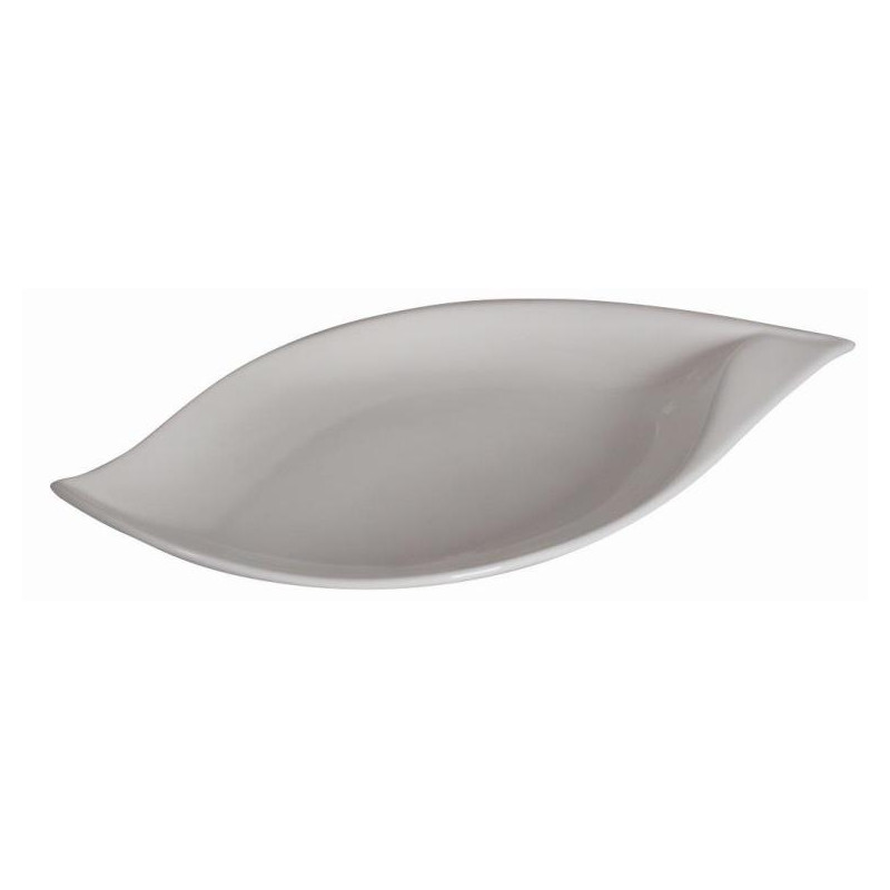 Półmisek Salsa Łódka 27 x 15,5 cm biały AMBITION