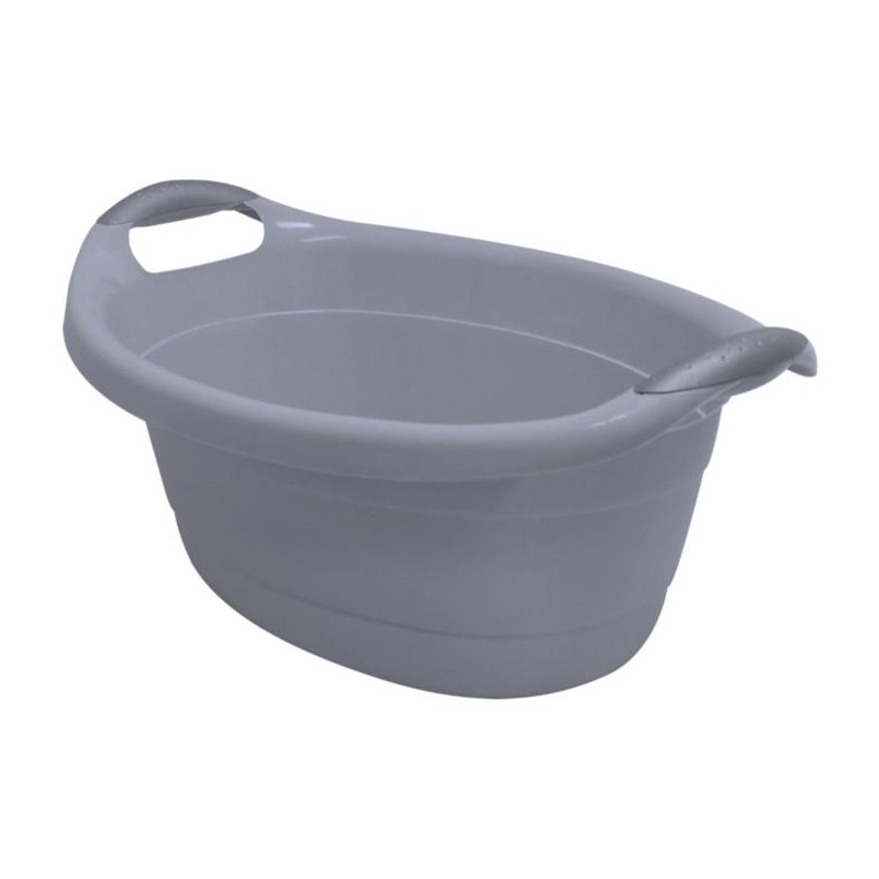 JO-KAJA MISKA OWALNA Z UCHW.14L SZARY