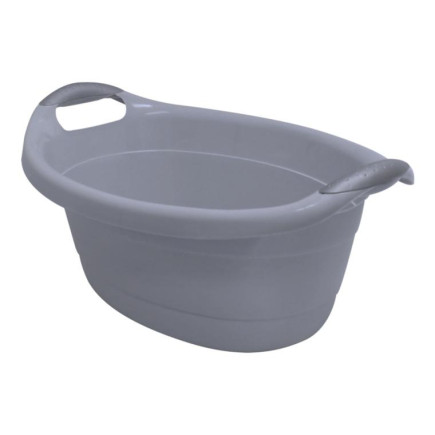 JO-KAJA MISKA OWALNA Z UCHW.14L SZARY