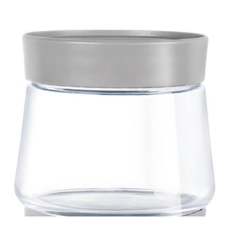 LU-V7003-SLOIK 500ML SWING Z SZARA POKRYWKA