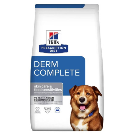 Hill's pd derm complete, skin care & food sensitivities, original, dla psa 1.5 kg