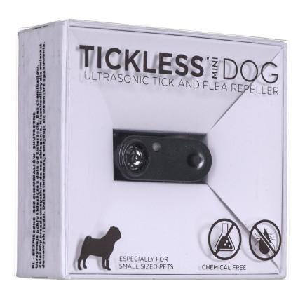 Tickless pet mini odstraszacz pcheł i kleszczy dla psów i kotów - czarny