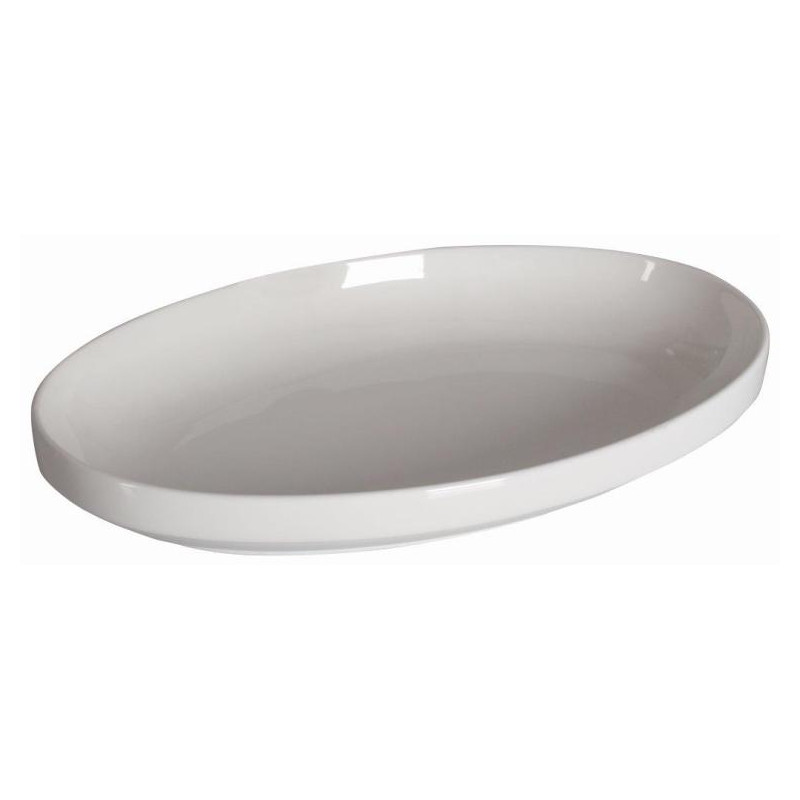 Półmisek Salsa Owal 14 x 9,5 cm biały AMBITION