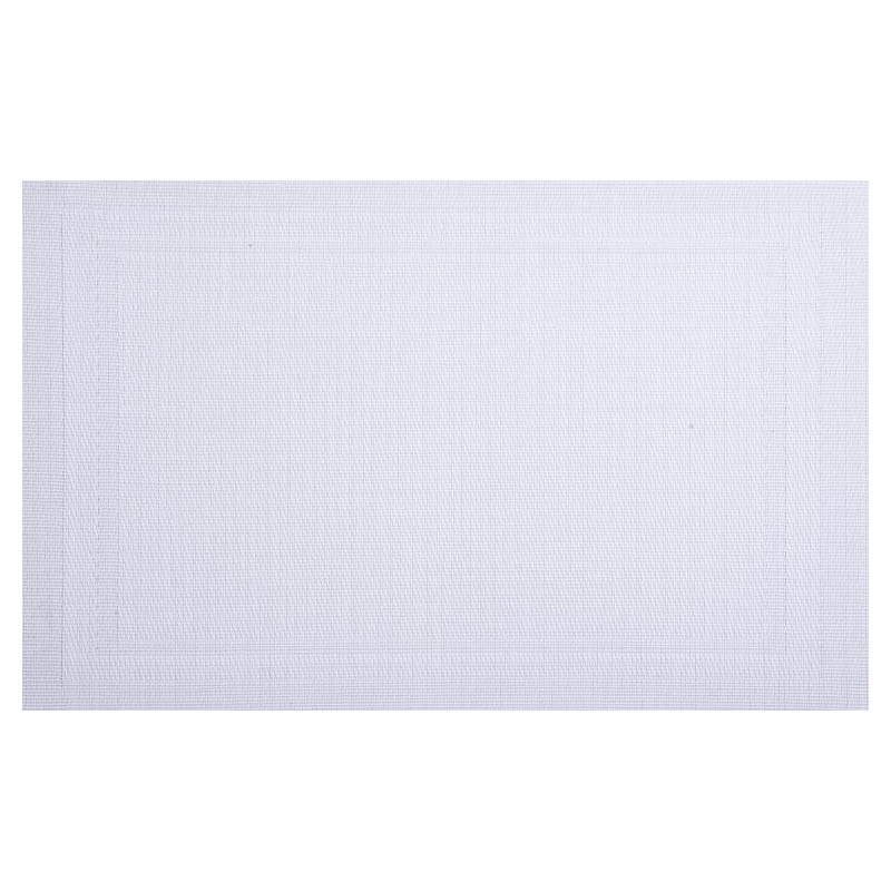 Mata stołowa Velvet PVC/PS 45 x 30 cm biała