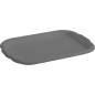 Taca Clever mała 40 x 28 x 3 cm szara Taca Clever mała 40 x 28 x 3 cm szara