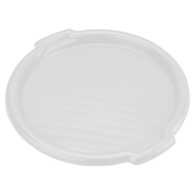 Taca Clever okrągła 35,5 x 3 cm biały DOMOTTI