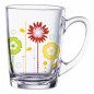 Kubek szklany 320 ml. New Morning Fun Flower LUMINARC Kubek szklany 320 ml. New Morning Fun Flower LUMINARC