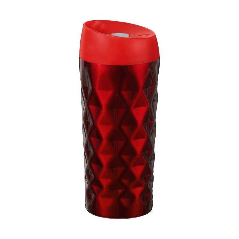Kubek termiczny ze stali nierdzewnej Jasper 400 ml czerwony AMBITION