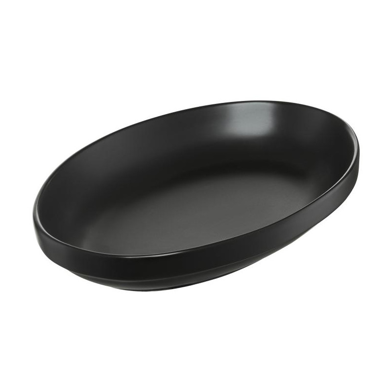 Półmisek Salsa Owal 26,5 x 17,5 cm czarny Półmisek Salsa Owal 26,5 x 17,5 cm czarny