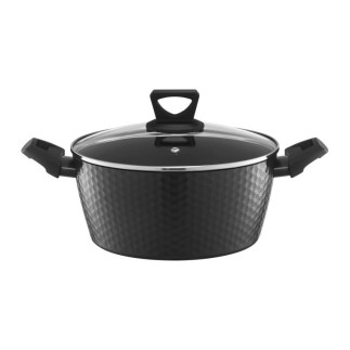 AM-DIAMOND GARNEK 24CM 4,1L POKR IND CZARNY