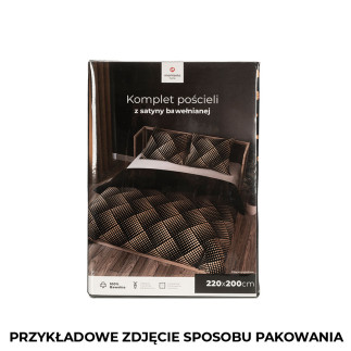 Luxe komplet pościeli z satyny bawełnianej 220x200cm