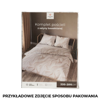 Calm komplet pościeli z satyny bawełnianej 160x200cm