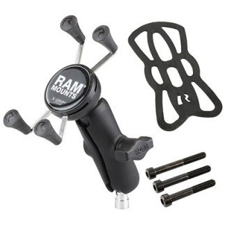 Ram mount uchwyt x-grip™  montowany do kierownicy motocykla ze śrubami m8 ram-b-367-un7u